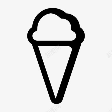 冰淇淋甜点杂项012双图标