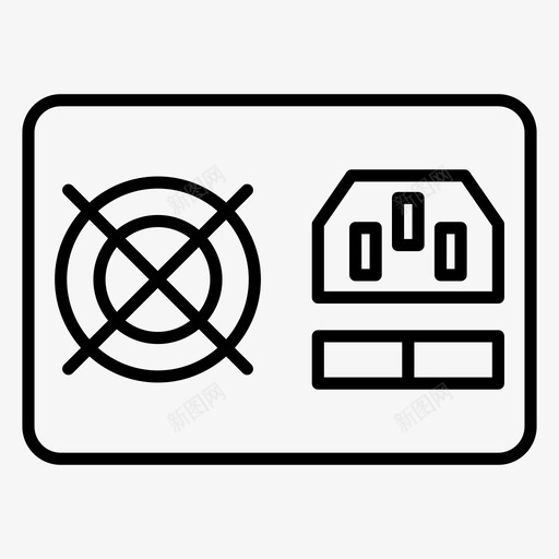 计算机电源计算机设备硬件svg_新图网 https://ixintu.com 电源 计算机 硬件 设备 单元 技术 矢量 矢量图 图标