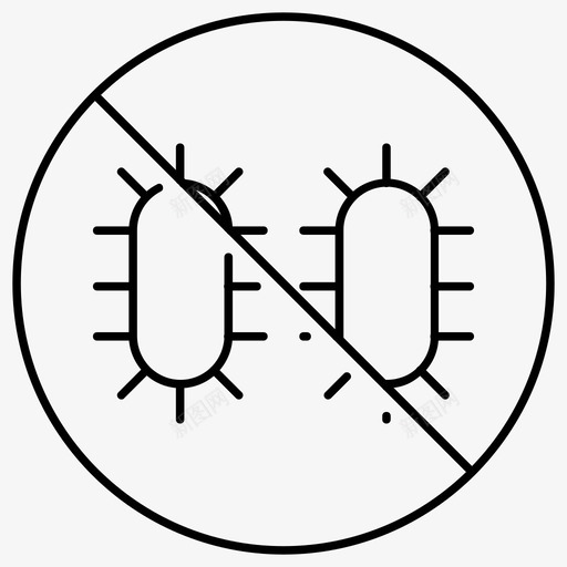 无病菌防菌无细菌svg_新图网 https://ixintu.com 病毒 无病 病菌 冠状 杂行 冠冕 细菌 无细 防菌 第卷