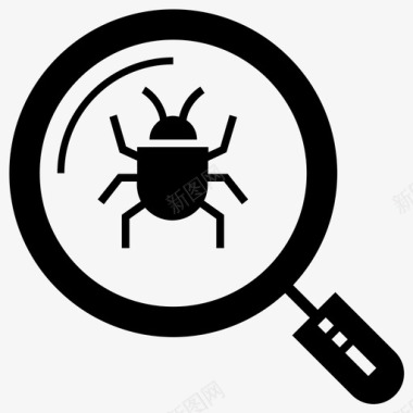 bug分析bug搜索威胁分析图标