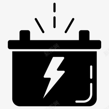 电池电源节能图标