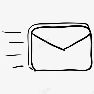发送消息电子邮件信封图标