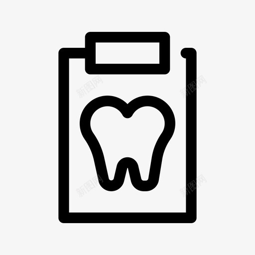 牙医诊所剪贴板svg_新图网 https://ixintu.com 牙科 牙医 诊所 剪贴板 医生 护理