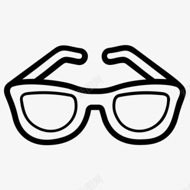 眼镜护目镜教育系列图标收藏图标