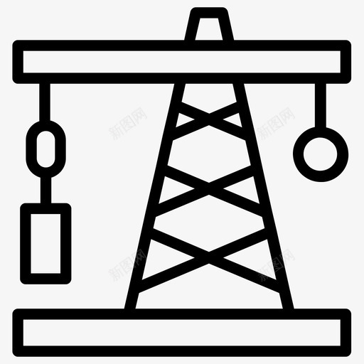 油泵能源工业svg_新图网 https://ixintu.com 油泵 能源工业 石油 井架 电力 重型 电力工业