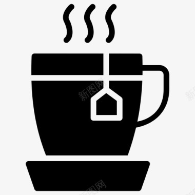 热茶杯饮料咖啡图标