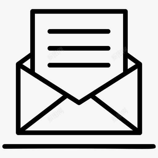 打开信封电子邮件书面信件svg_新图网 https://ixintu.com 打开 信封 电子邮件 书面 信件 客户关系 矢量 矢量图 图标