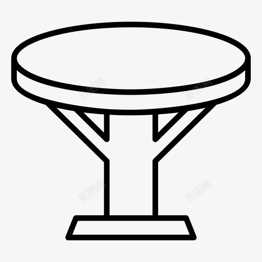 采购产品咖啡桌咖啡桌家具svg_新图网 https://ixintu.com 咖啡 家具 采购 产品 休息 圆桌 家居装饰 线图 图标