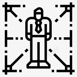 区域隔离社交距离隔离安全高清图片