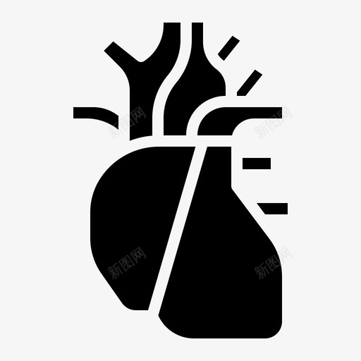心脏主动脉血液svg_新图网 https://ixintu.com 心脏 医学 主动脉 血液 实体 实体图 图标
