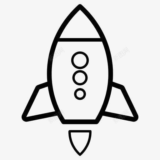 启动导弹火箭svg_新图网 https://ixintu.com 启动 导弹 火箭 航天器 宇宙飞船 网页 设计开发 线图 图标 集合