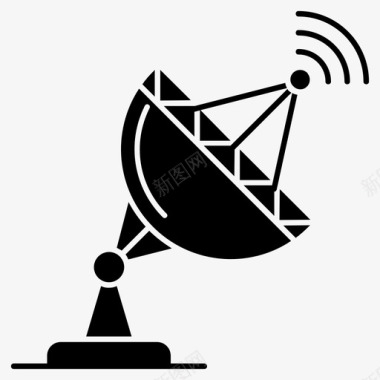 波传输网络信号网络塔图标