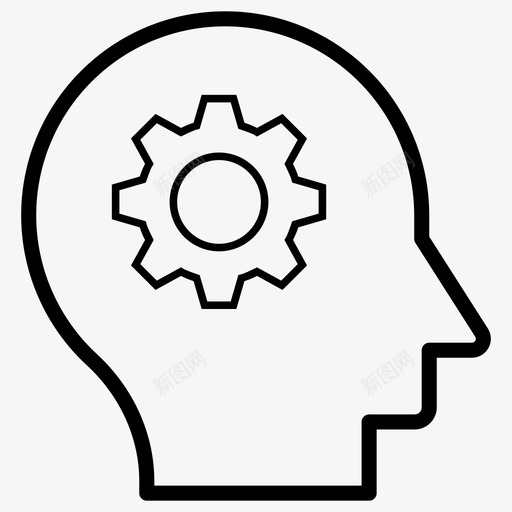 头脑风暴人工智能大脑发育svg_新图网 https://ixintu.com 大脑 头脑 风暴 人工智能 发育 处理 创造性思维 流媒体 广播 线路 图标