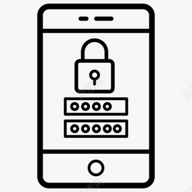 安全访问访问代码登录隐私图标