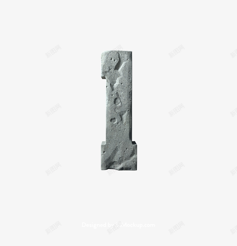 石头质感3D数字png免抠素材_新图网 https://ixintu.com 石头 质感 数字