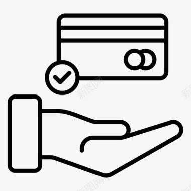 电子支付和电子支付卡电子支付和信用卡电子支付图标集图标