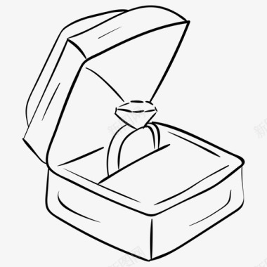 采购产品结婚戒指结婚戒指珠宝图标