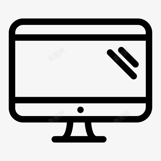 显示器计算机小工具svg_新图网 https://ixintu.com 显示器 计算机 小工 工具 屏幕