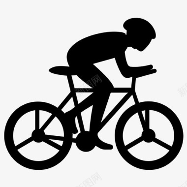 自行车踏板自行车串联图标