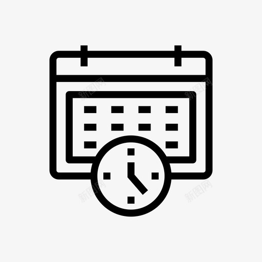 日程安排日历假期svg_新图网 https://ixintu.com 日程安排 日历 假期 计划 规划师 时间 商业 财务