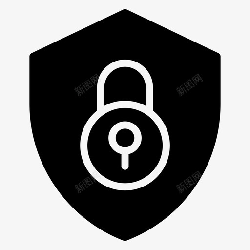 安全盾牌加密挂锁svg_新图网 https://ixintu.com 盾牌 安全 加密 挂锁 保护 保护法 法律 正义 固体 矢量 矢量图