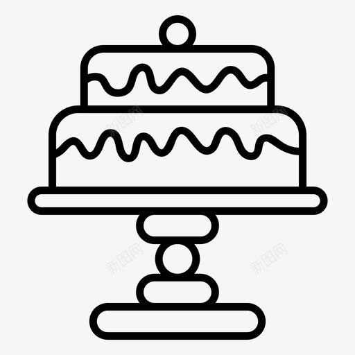 蛋糕面包房奶油蛋糕svg_新图网 https://ixintu.com 蛋糕 面包房 奶油 甜点 甜食 圣诞 系列