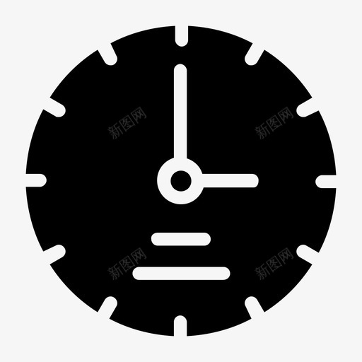 挂钟床钟时间表svg_新图网 https://ixintu.com 挂钟 床钟 时间表 秒表 台钟 计时 固定 符号