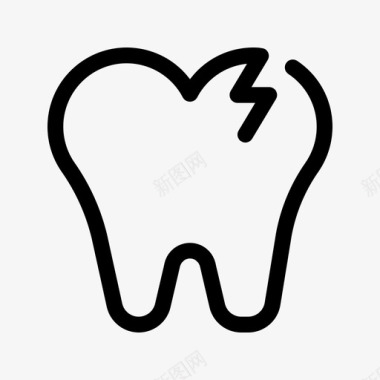 牙痛牙科牙医图标