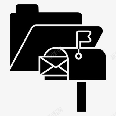 电子邮件文件夹电子邮件存档电子邮件文档图标