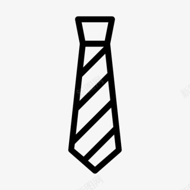 领带杂项015线图标