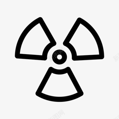 放射性原子生物危害图标