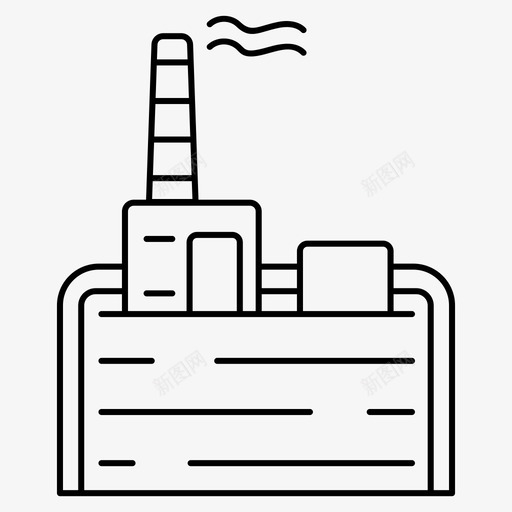 地热能电力工业环保工厂svg_新图网 https://ixintu.com 地热能 环保 工厂 电力工业 仓库 发电厂 生态 矢量 矢量图 图标