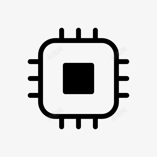 cpu芯片组微控制器svg_新图网 https://ixintu.com 芯片组 微控 控制器 处理器 杂项