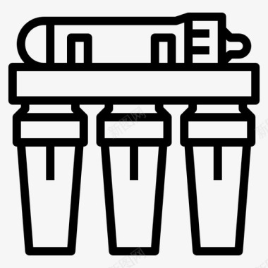 水系统家庭智能图标