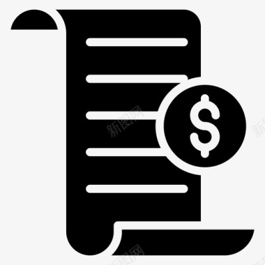 财务文档预算文档业务文档图标