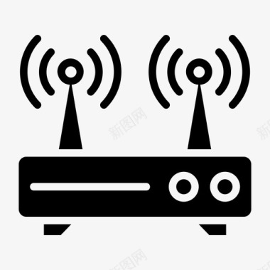 信号调制解调器调制解调器设备网络设备图标