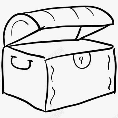 宝藏盒子箱子图标