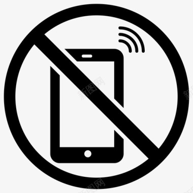 无手机移动限制手机不允许图标