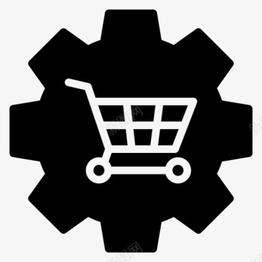 购物解决方案电子商务服务电子商务解决方案图标