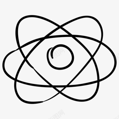 原子结构原子模型原子轨道图标
