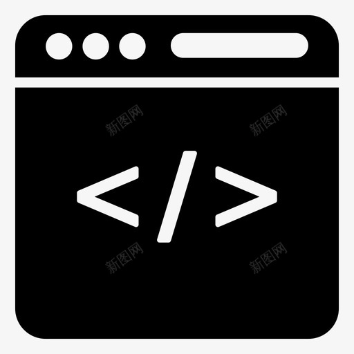 网页编程html编码软件开发svg_新图网 https://ixintu.com 网页 编程 编码 软件开发 维护 商业 图标 收集