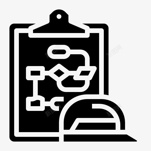 规划剪贴板施工svg_新图网 https://ixintu.com 施工 规划 剪贴板 流程图 头盔 实体 实体图 图标
