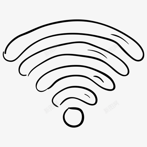 wifi信号宽带网络互联网信号svg_新图网 https://ixintu.com 信号 网络 学习 图标 矢量图 矢量 培训 电子学 宽带 电子 网络教育
