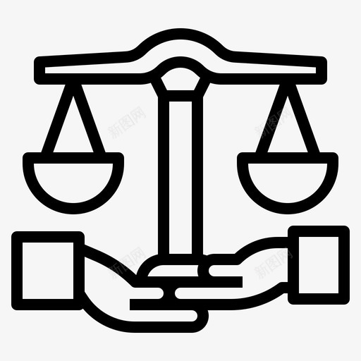 道德平衡法律svg_新图网 https://ixintu.com 道德 平衡 法律 规则 营销 大纲 图标