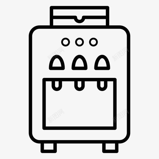 采购产品饮水机饮水机水容器svg_新图网 https://ixintu.com 饮水机 采购 产品 容器 水冷 冷却器 补充 电子 电器 系列 图标
