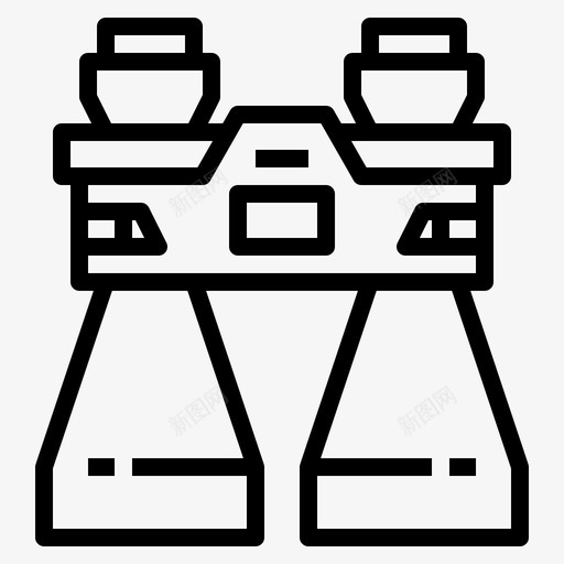 双目露营护目镜svg_新图网 https://ixintu.com 露营 双目 护目镜 工具 轮廓 图标