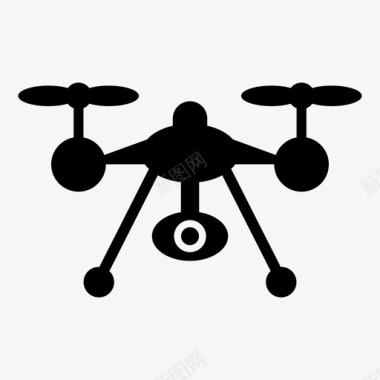 无人机摄像头无人机摄像机无人机摄影摄像头图标
