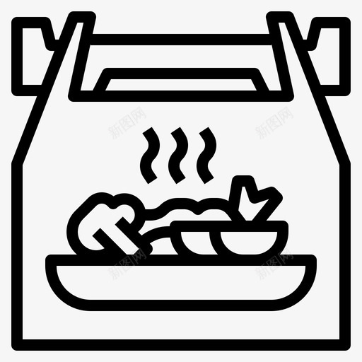 食品容器离开堆叠svg_新图网 https://ixintu.com 食品 容器 离开 堆叠 采取 社会 距离 轮廓 图标