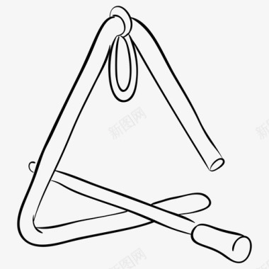 三角古典乐器乐器图标