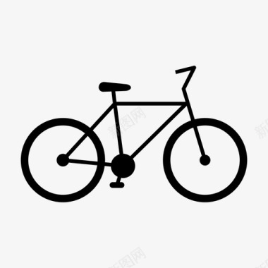 自行车推式自行车汽车图标